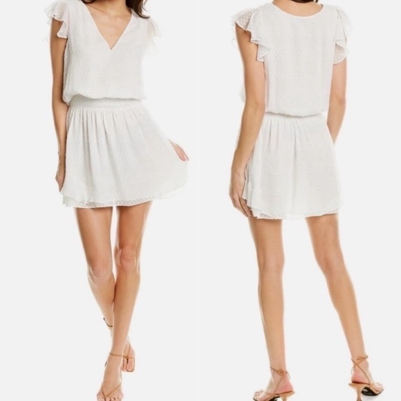 Ramy Brook White Ruffle Dress - Picture 14 of 14